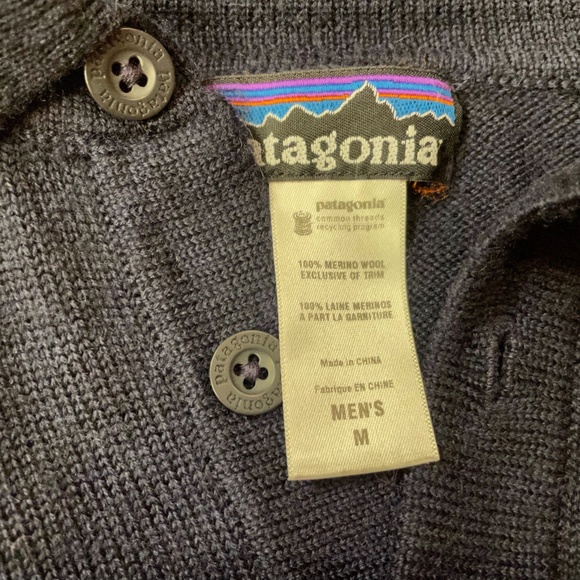 Patagonia 100% Wool - Navy Sweater Excellent Condition - Picture 3 of 5
